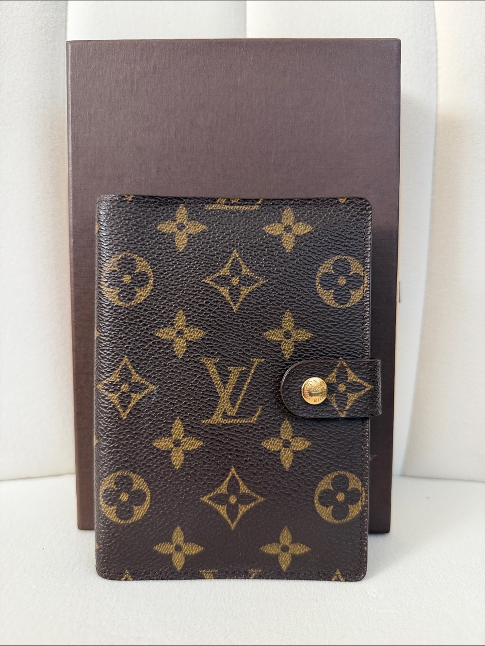 Louis Vuitton Monogram PM Agenda Cover Planner Organizer Notebook Holder